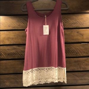 NWT Grace and Lace Lace Tank